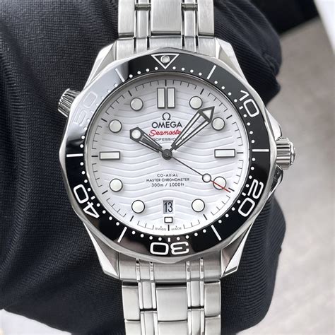 omega seamaster 300 diver white dial|omega seamaster 300m white reviews.